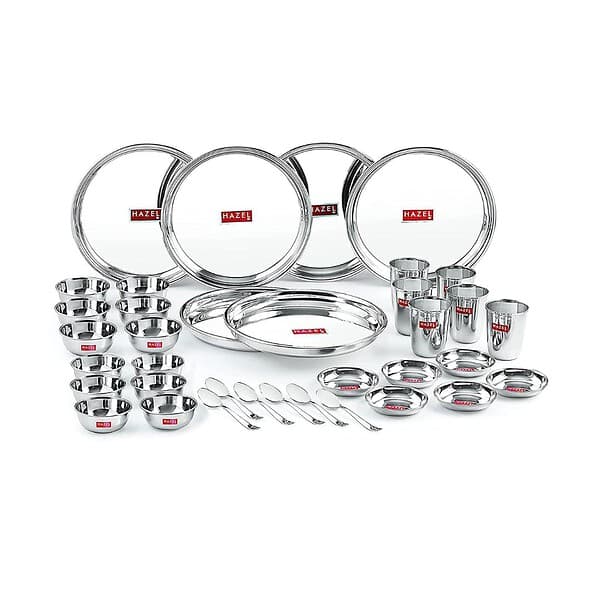 HAZEL Stainless Steel Dinner Set - LXINDIA.COM