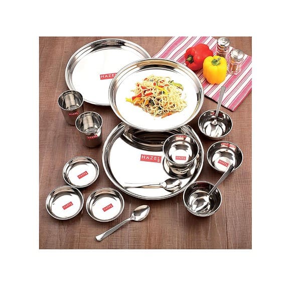 HAZEL Stainless Steel Dinner Set A - LXINDIA.COM