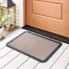 HOKIPO Doormat with Rubber Backing40X60cm Brown - LXINDIA.COM