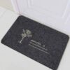 HOKIPO Rubber Back Dirt Trapper Door Mats45 x 70 cmGrey - LXINDIA.COM