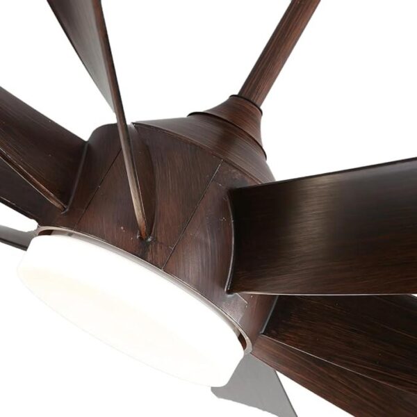 Hans Ligteings Luxa OctaCurve 60 inch 152 cm Blade Sweep Dark Wood Finish 2 - LXINDIA.COM