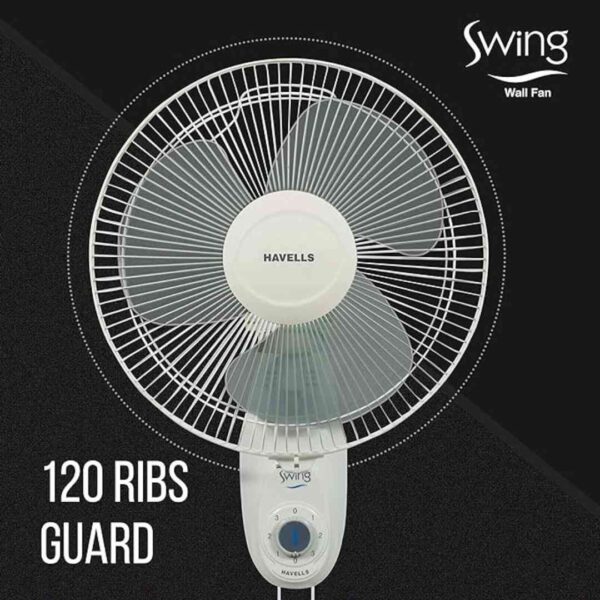 Havells 400mm Swing Wall Fan Off White1 - LXINDIA.COM