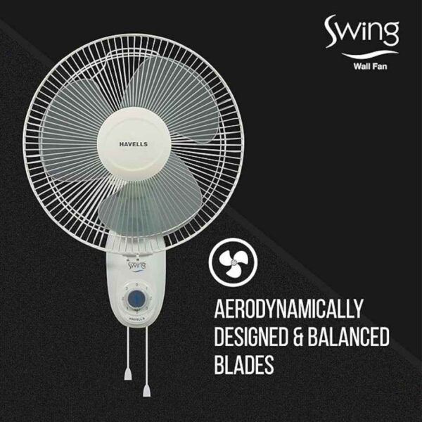 Havells 400mm Swing Wall Fan Off White2 - LXINDIA.COM