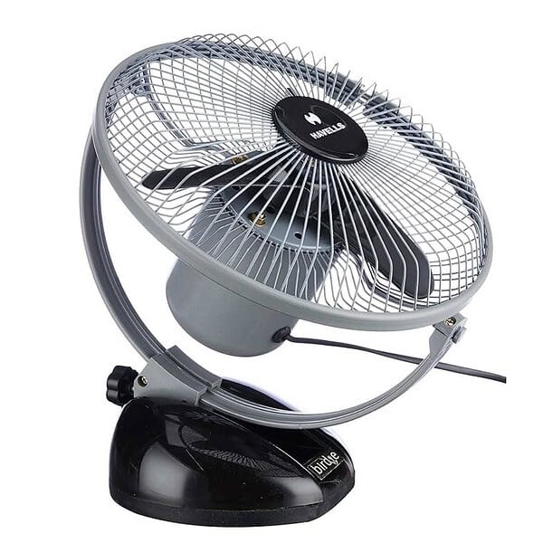 Havells Birdie 230mm Fan with Multi use Black Grey1 - LXINDIA.COM