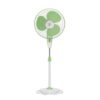 Havells Gatik Neo Oscillating Pedestal Fan 400mm White Green - LXINDIA.COM