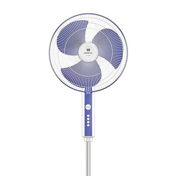 Havells Marvelwind HS 400mm Pedestal Fans White Blue1 - LXINDIA.COM