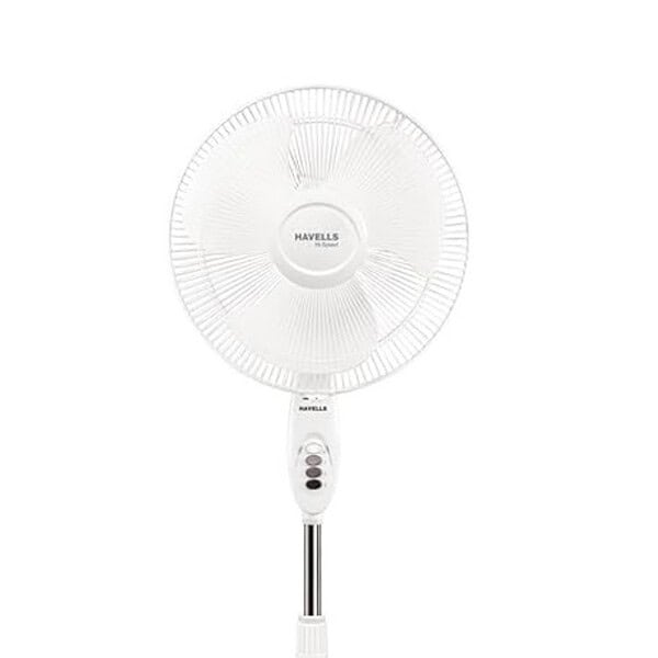 Havells Sprint 16 HS 400mm Pedestal Fan White1 - LXINDIA.COM