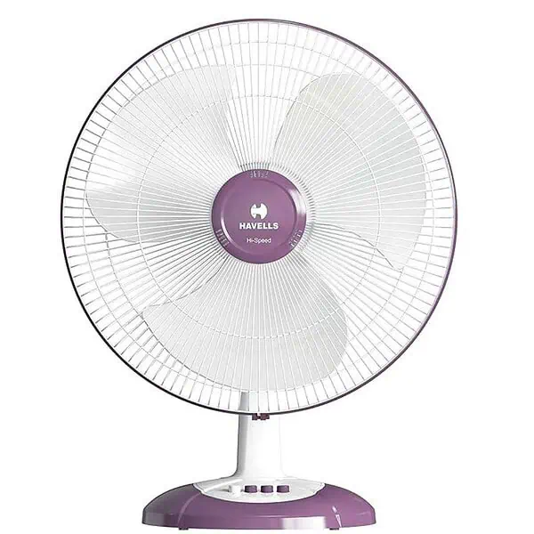 Havells Swing LX High Speed 400mm Table Fan Purple - LXINDIA.COM