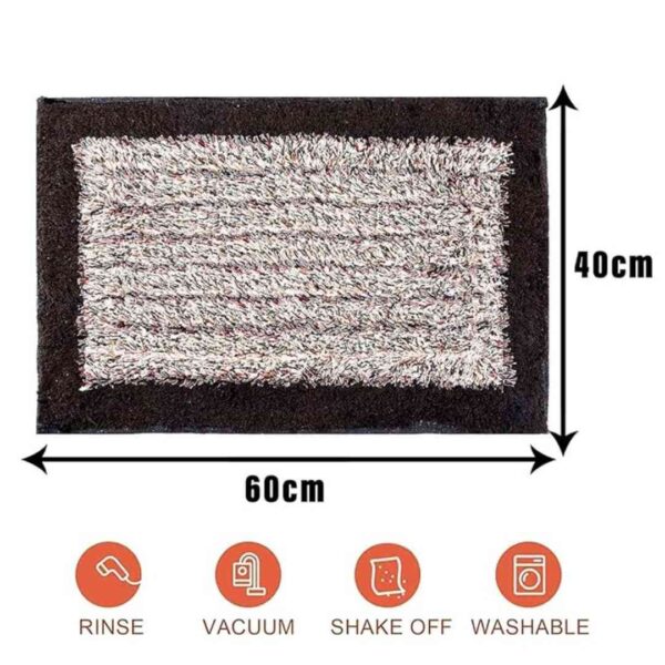 Heart Home Door Mat Brown2 - LXINDIA.COM