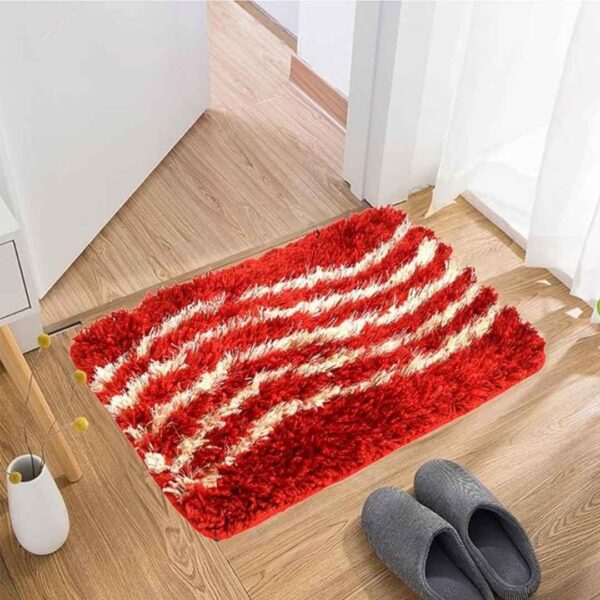 Heart Home Door Mat Red Cream1 - LXINDIA.COM