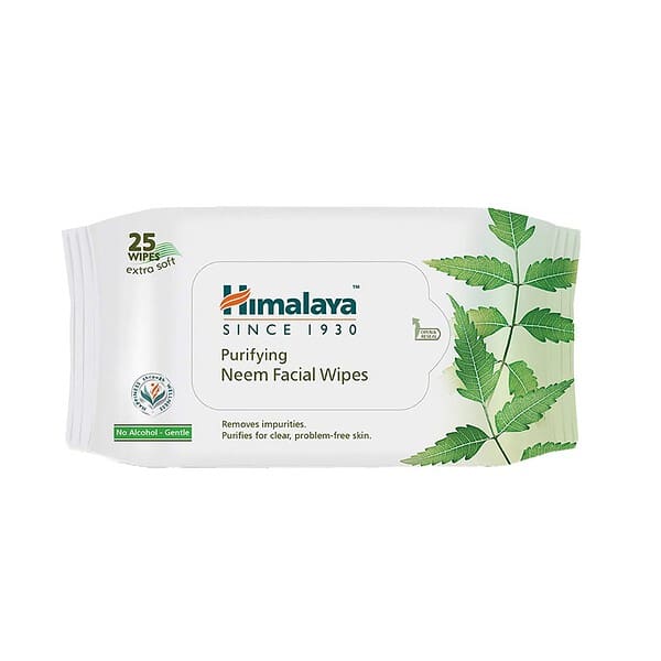 Himalaya Purifying Neem Facial Wipes - LXINDIA.COM