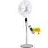 IBELL CLASSY P16 SB Pedestal Fan 5 Leaf with Remote WHITE - LXINDIA.COM