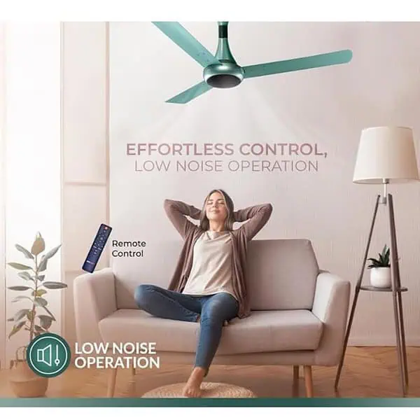 IVAS Aerosport 1200 mm BLDC Ceiling Fan Remote Control Sea Green 3 - LXINDIA.COM