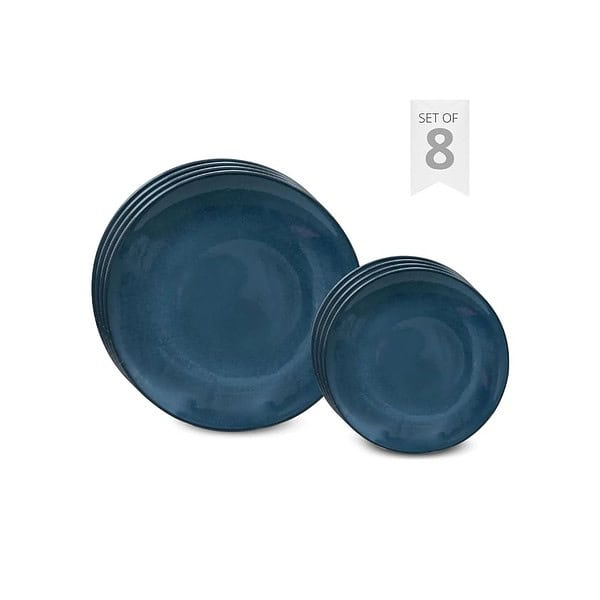 JCPL Denim Blue Dinner Set A - LXINDIA.COM