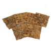 Kuber Industries Bamboo 6 Piece Heat Pad Set Wooden - LXINDIA.COM