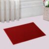 Kuber Industries Microfiber Anti Slip Bath Mat 14x21Red - LXINDIA.COM