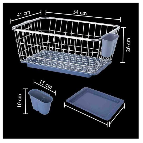 LiMETRO STEEL Stainless Steel Dish Drainer a - LXINDIA.COM