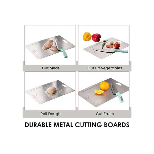 LiShoRa Vista Stainless Steel Chopping Board A - LXINDIA.COM