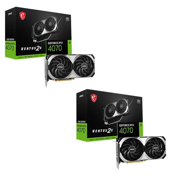 MSI GeForce RTX 4070 VENTUS 2X E 12G OC - LXINDIA.COM