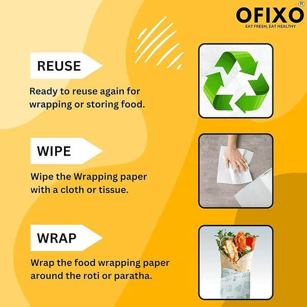 OFIXO 50 Meter Food WRAP2 - LXINDIA.COM