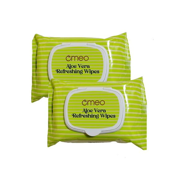 Omeo Aloe Vera Refreshing Wet Wipes - LXINDIA.COM