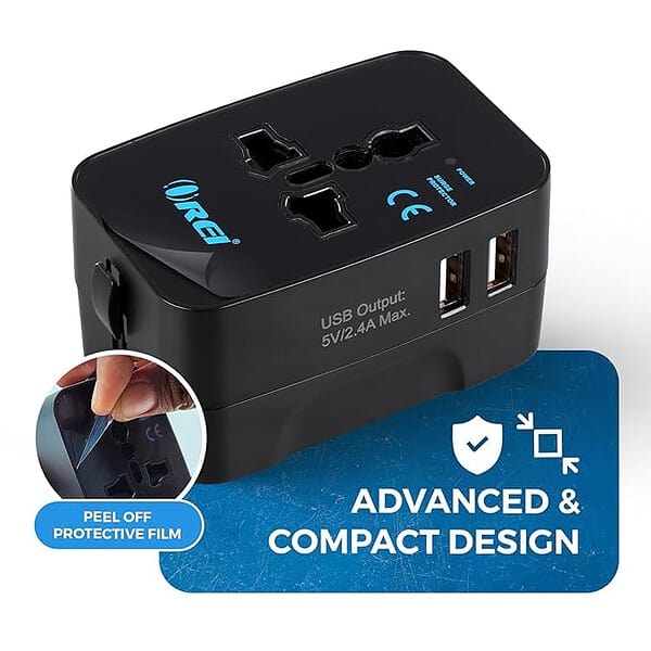 Orei Universal Travel Adapter 3 in 1 D - LXINDIA.COM