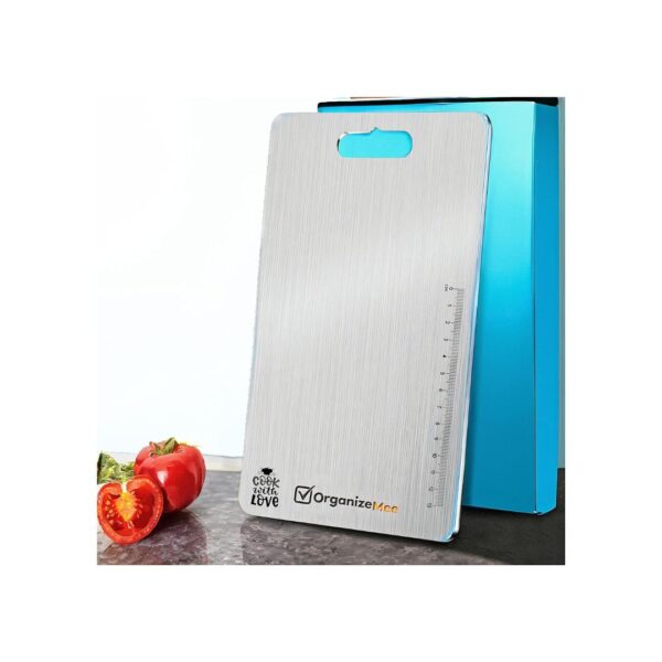 OrganizeMee Stainless Steel Chopping Board - LXINDIA.COM