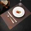 P Plus International Heat Resistant Table Mats Set of 4 Brown - LXINDIA.COM