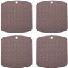 P Plus International Hot Pads for Pots Pans Brown Pack of 4 - LXINDIA.COM