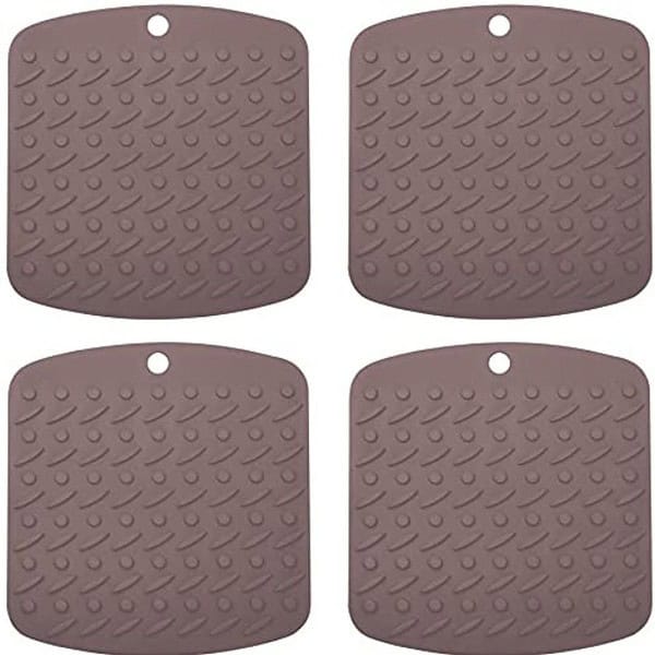 P Plus International Hot Pads for Pots Pans Brown Pack of 4 - LXINDIA.COM