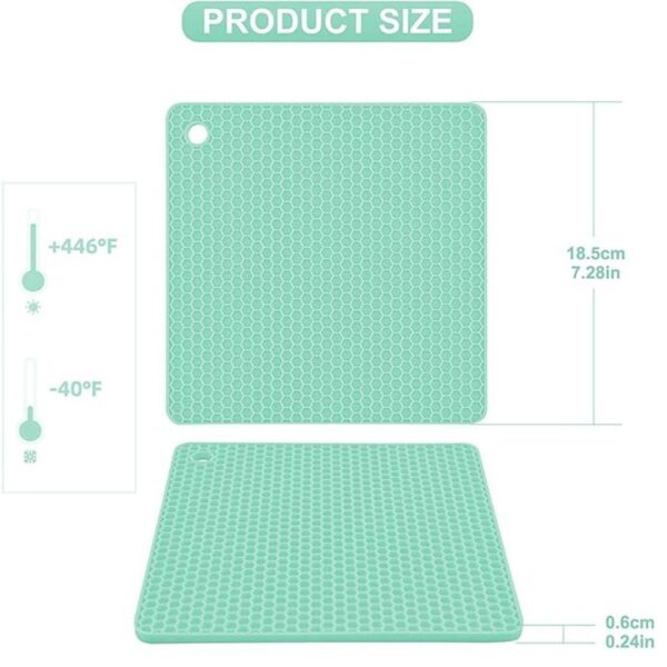 P Plus International Mats for Hot Pots Pack of 2 Greenv1 - LXINDIA.COM