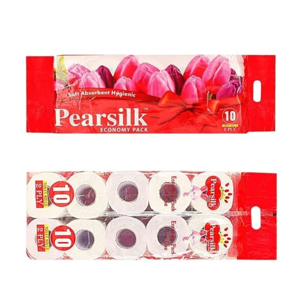 PEARSILK Soft Absorbent Hygienic Toilet Tissue Paper Roll - LXINDIA.COM