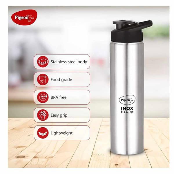 Pigeon Stainless Steel Inox Hydra Water Bottle A - LXINDIA.COM