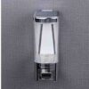 Plantex ABS Plastic Push Button Dispenser for Shampoo Transparent and Silver - LXINDIA.COM