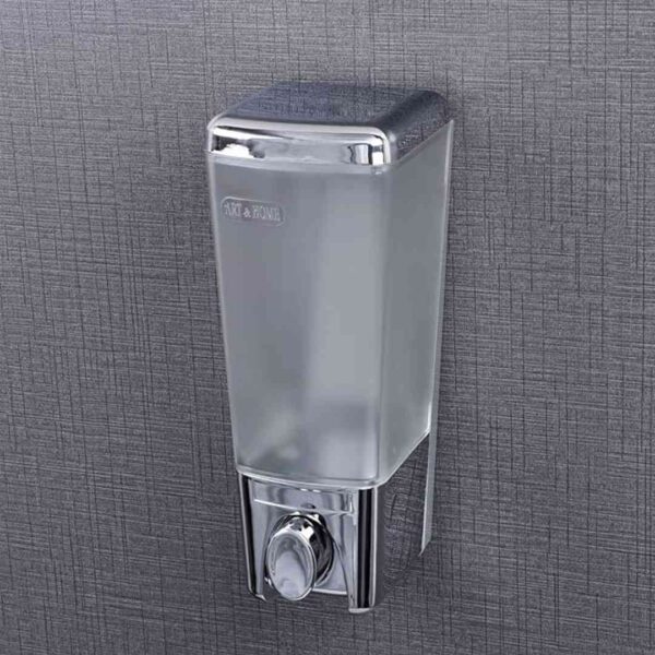 Plantex ABS Plastic Refillable Shampoo Dispenser Chrome1 - LXINDIA.COM