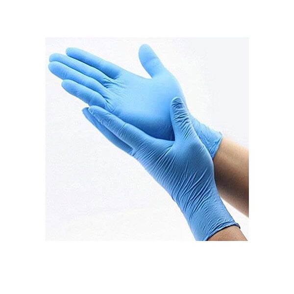 Powder Free Hand Gloves for Kitchen Blue - LXINDIA.COM