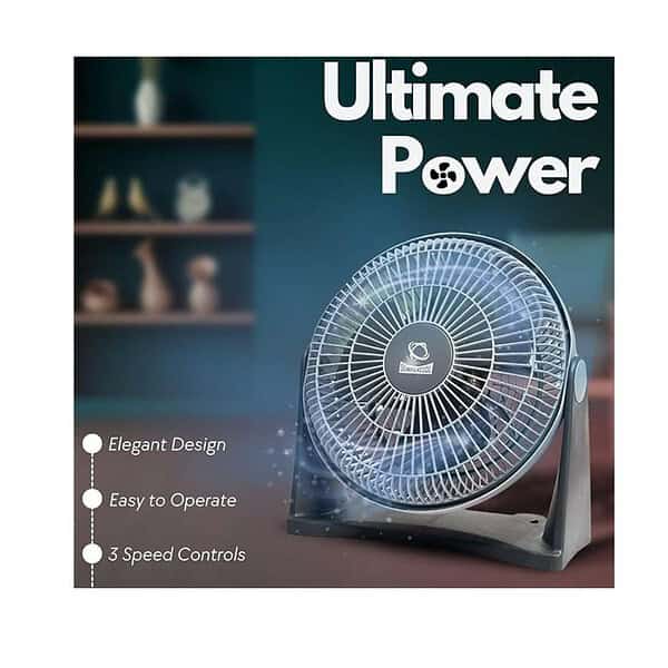 SUMMERCOOL Table Fan Namo 300mm Grey 2 - LXINDIA.COM