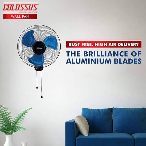 USHA Colossus Wall Fan Blue2 - LXINDIA.COM