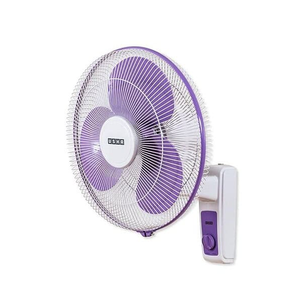 USHA Maxx Air 400MM High Speed Wall Fan Purple White - LXINDIA.COM