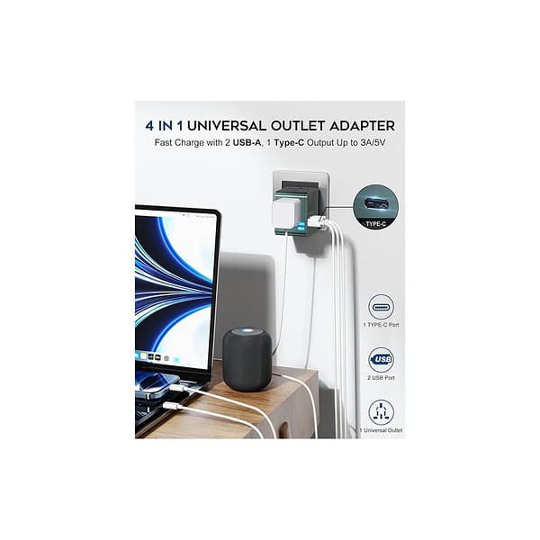 Unidapt Universal Travel Adapter 15W 3 - LXINDIA.COM