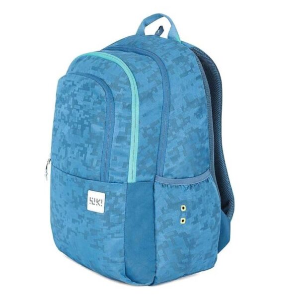 Wildcraft Wiki 2 Jacquard Standard Backpack Blue 1 - LXINDIA.COM