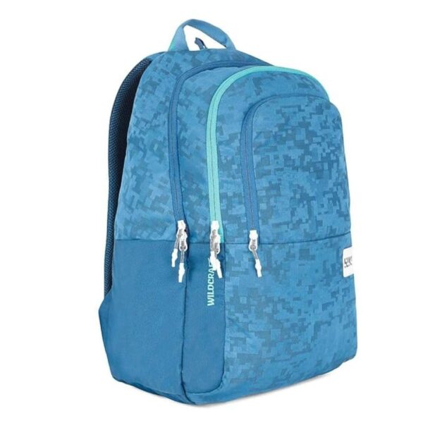 Wildcraft Wiki 2 Jacquard Standard Backpack Blue 3 - LXINDIA.COM