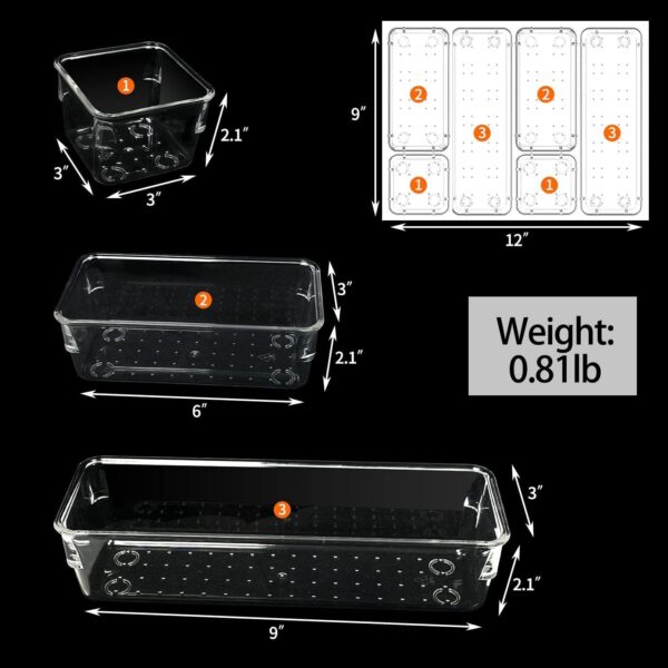 Zollyss Desk Drawer Organizer Trays B - LXINDIA.COM