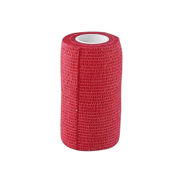 A TAPE Cohesive Crepe Bandage Red Elastic Self Adhesive 3 - LXINDIA.COM