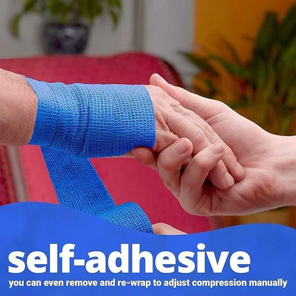 AGAM A TAPE Elastic Self Adhesive Crepe Bandage 1 - LXINDIA.COM