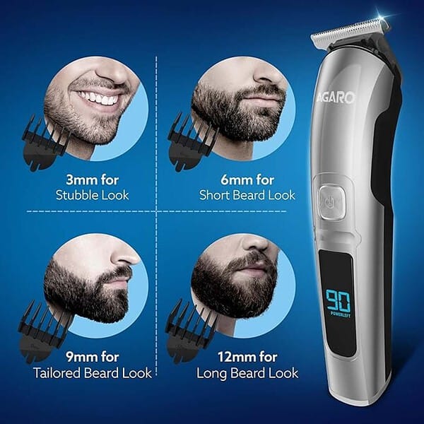 AGARO Cosmo 90 mins Runtime Beard Trimmer For Men 1 - LXINDIA.COM