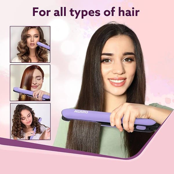 AGARO Hair Straightener Blue HS19171 - LXINDIA.COM