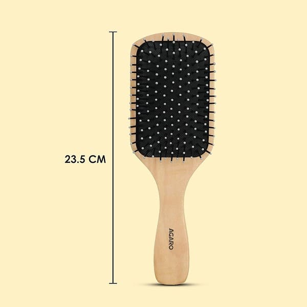 AGARO Wooden Paddle Hair Brush2 - LXINDIA.COM