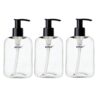 ALTRUIST Empty Plastic Pump Refillable Bottles Shampoo Dispenser Pack of 3 - LXINDIA.COM