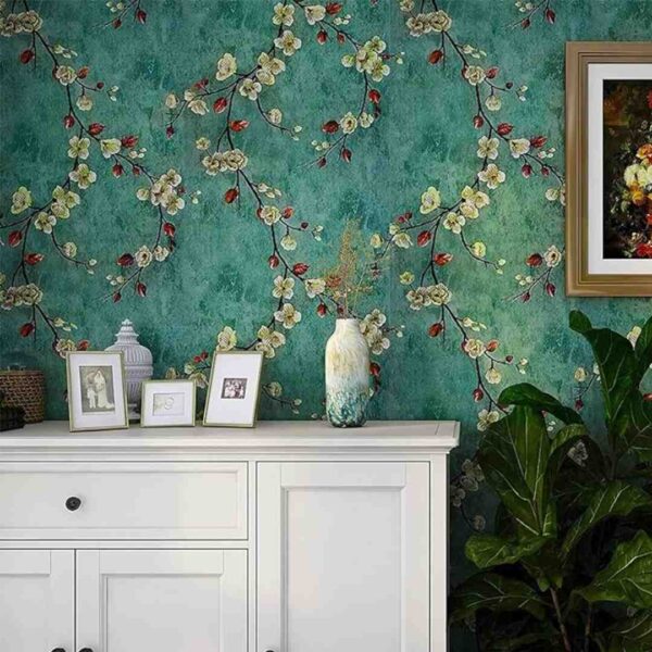 ANNA CREATIONS Self Adhesive Decorative Waterproof Floral Wallpaper1 - LXINDIA.COM